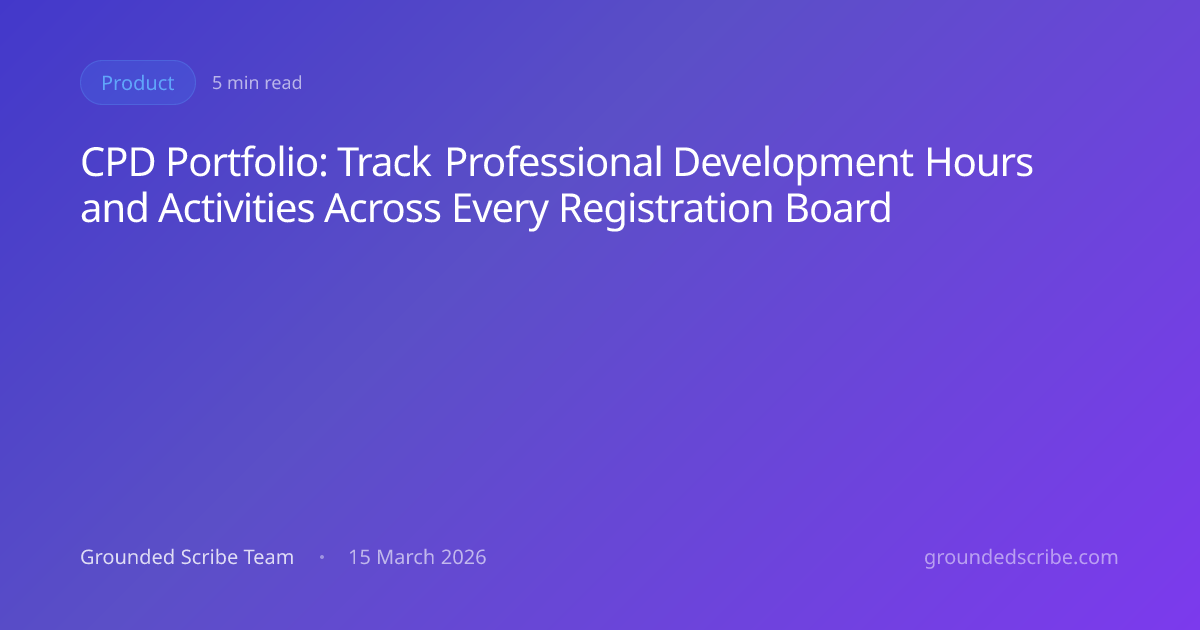 CPD Portfolio: Track Professional Development Hours and Activities ...